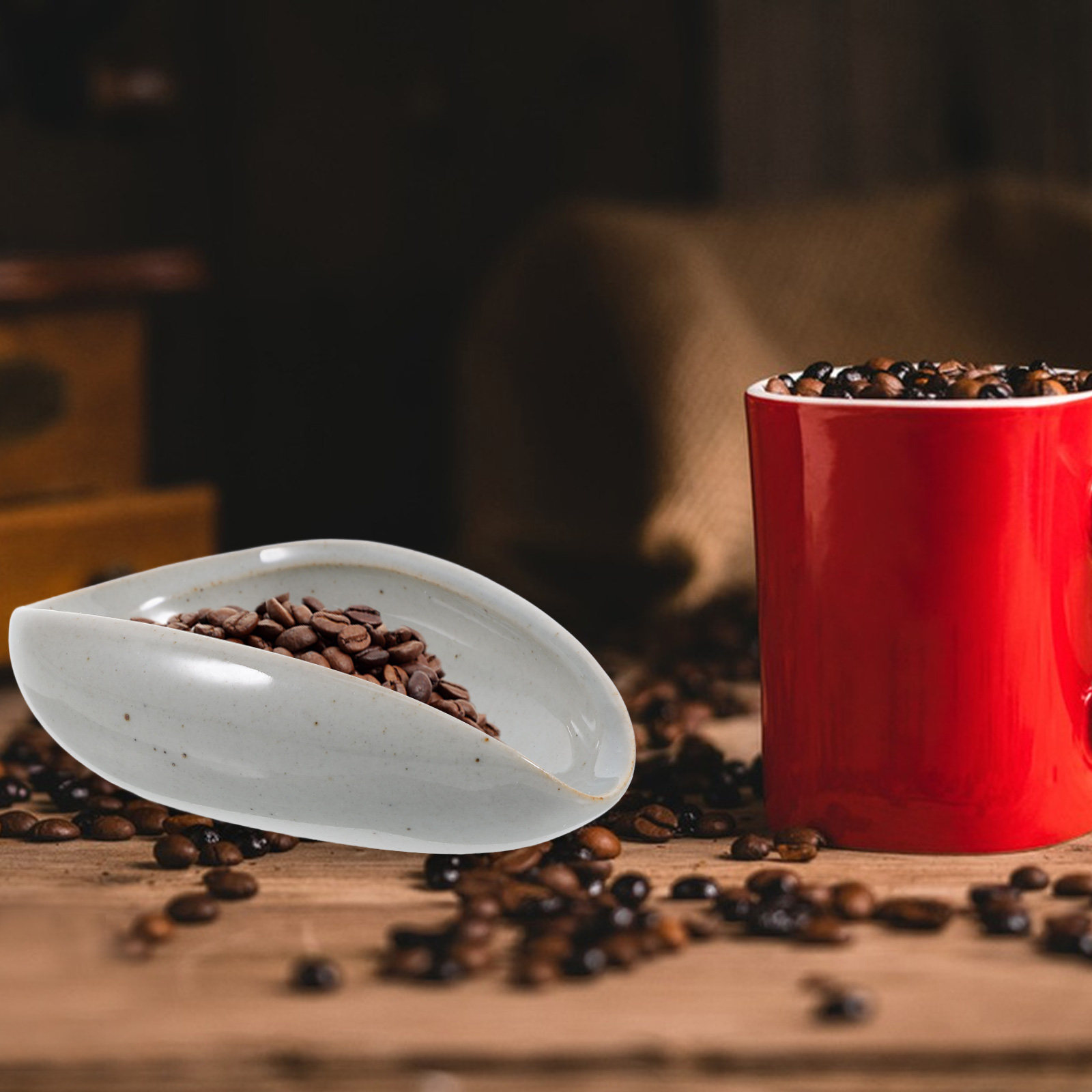 Coffee Tea And Leaf - Ceramic Coffee Bean Dosing Tray Espresso