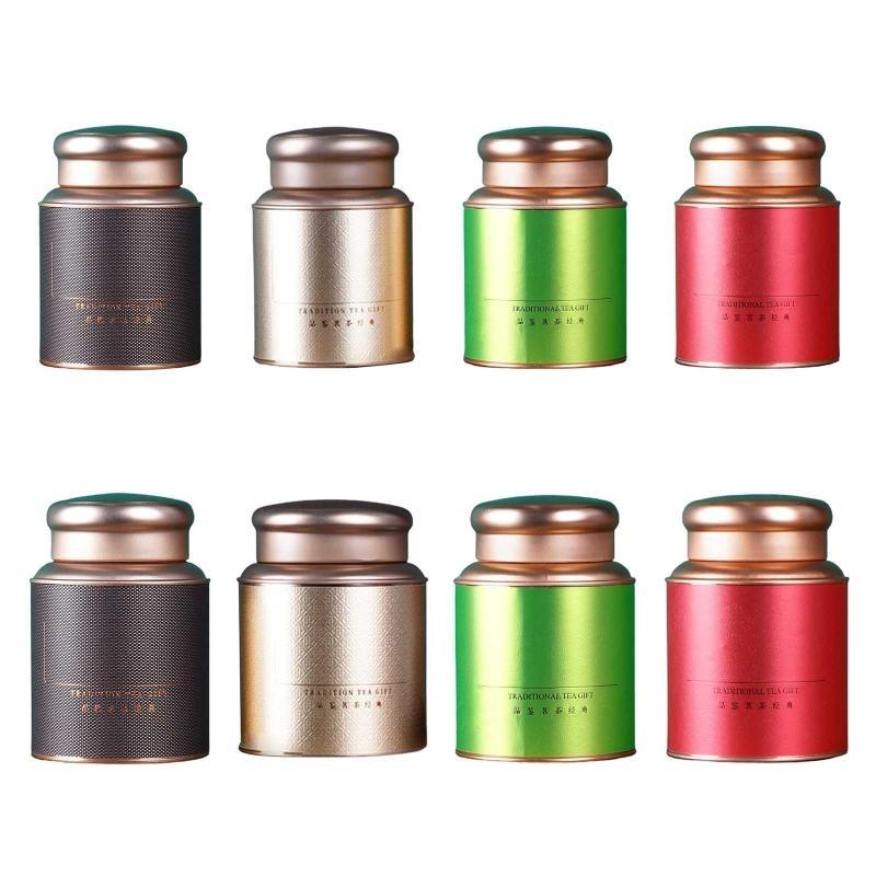 Canister Coffee Sugar Tea - 652F Retro Beautiful Tea Canister Portable