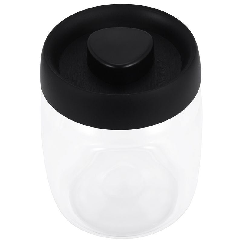 Coffee Tea Jars - AT63-Coffee Bean Storage Container Glass Vacuum