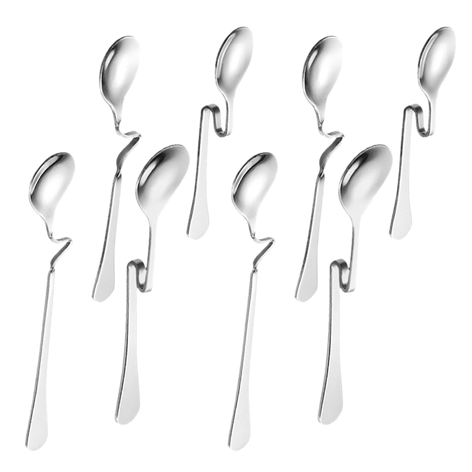 Coffee Tea Chocolate - 8Pcs Latte Stirring Spoon Stainless Steel