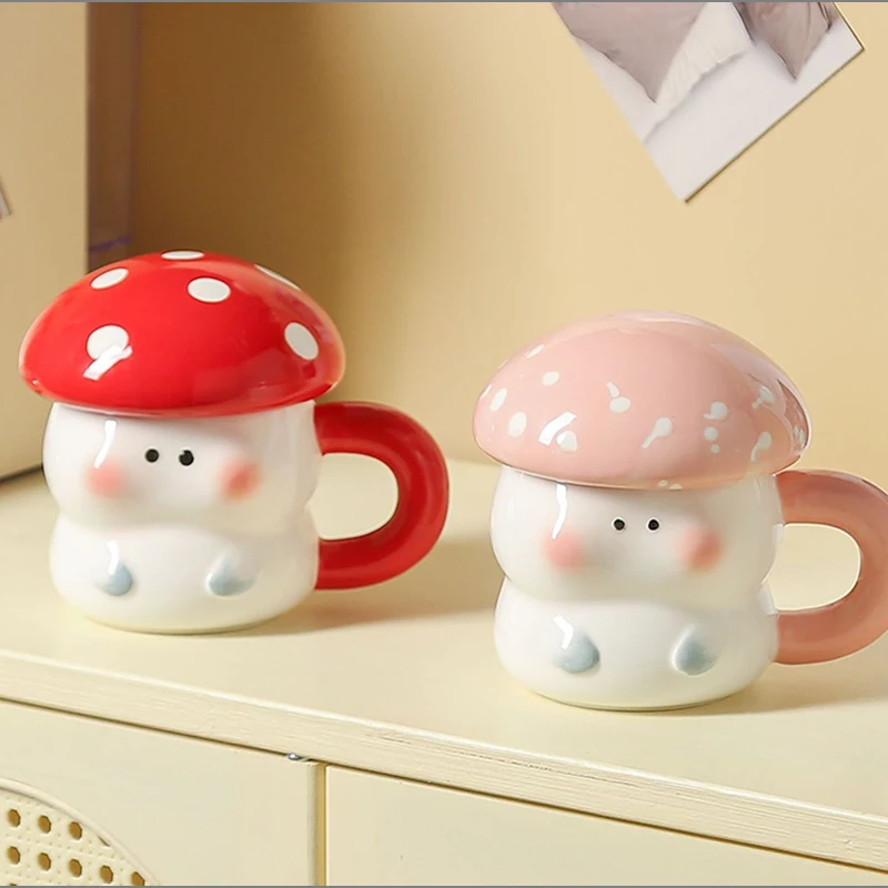 Cute Mushroom Mug Exquisite Ce - Coffee Tea Or review and price