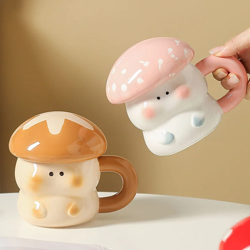Cute Mushroom Mug Exquisite Ce - Coffee Tea Or review and price
