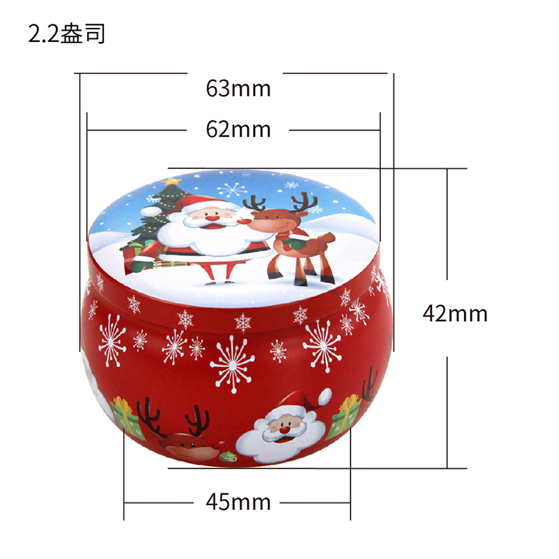 Mini Christmas Metal Tin Jars  - Coffee Tea Spices review and price
