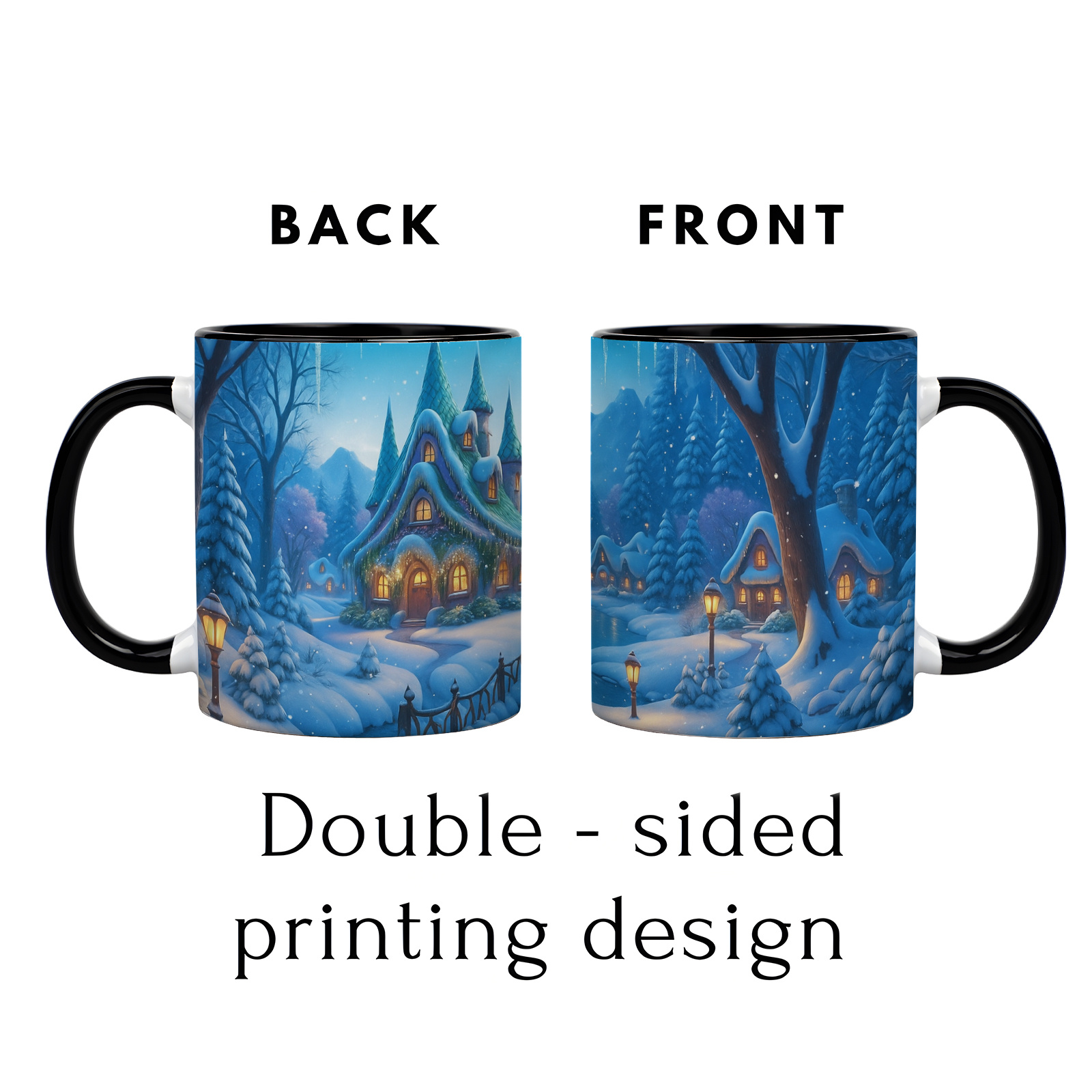 1pc Winter Wonderland Ceramic  - Coffee Tea Or review and price