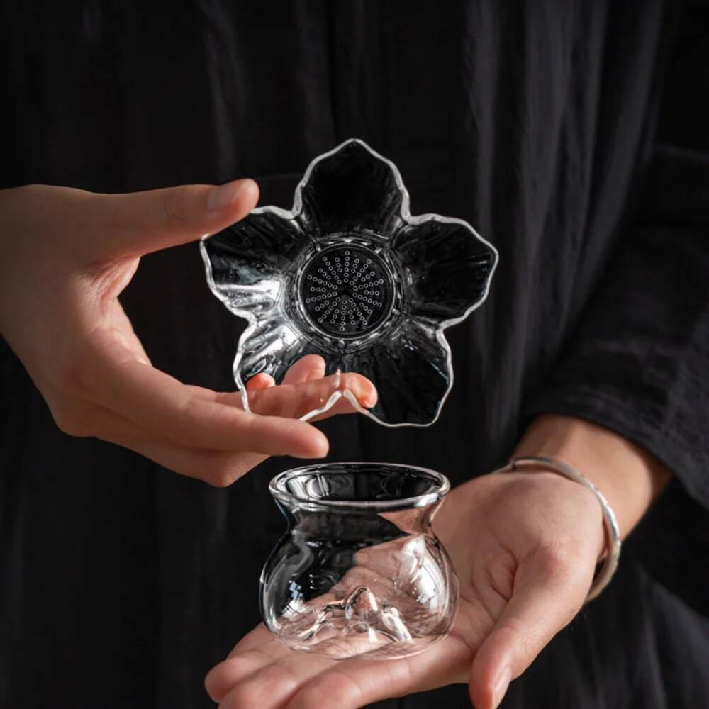 130ml Flower Glass Tea Straine - Coffee Tea And Leaf review and price