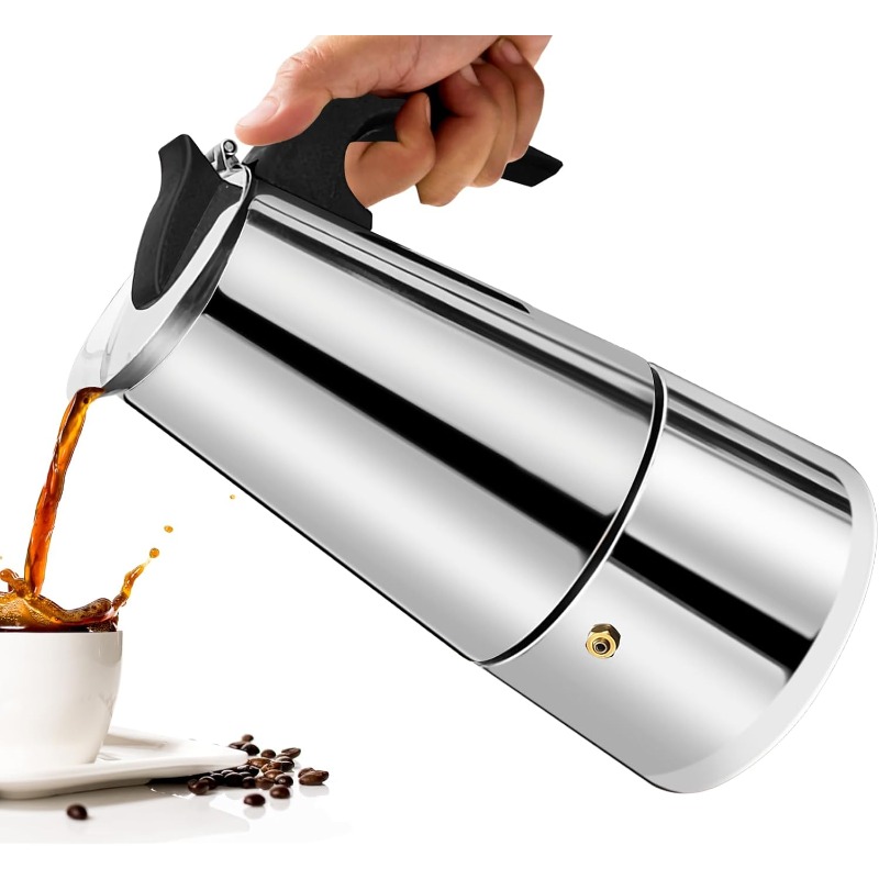 6 Cup Mocha Pot Stainless Stee - Coffee Tea Chocolate review and price