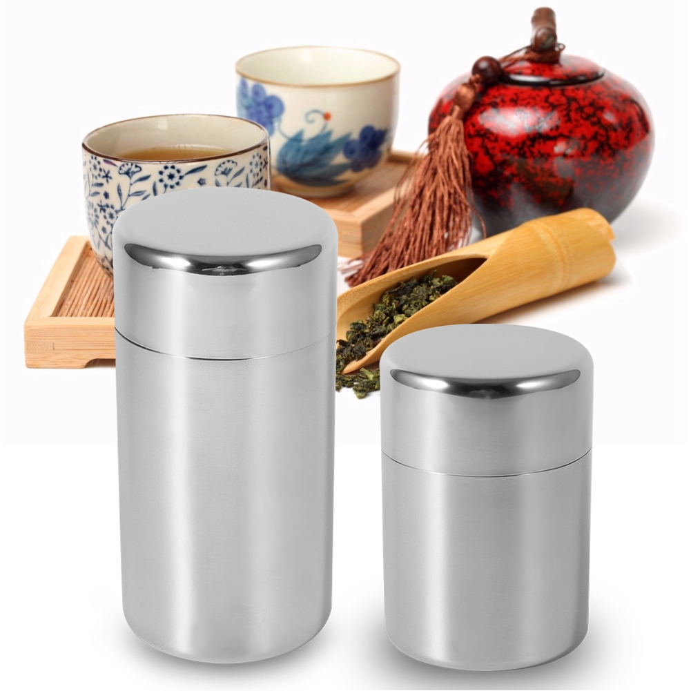 Tea Can Stainless Steel Tea Ti - Canister Coffee Sugar Tea review and price