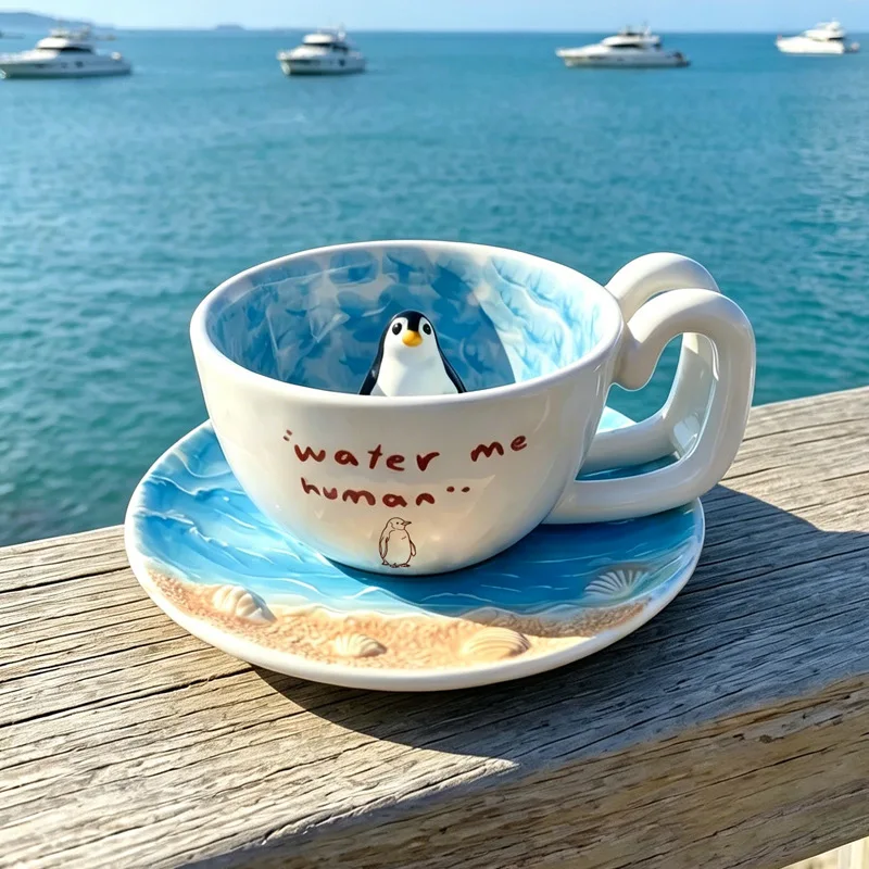 Creative Ceramic Mug with Dolp - Coffee Tea Or review and price