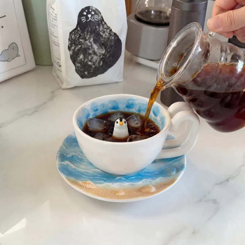 Creative Ceramic Mug with Dolp - Coffee Tea Or review and price