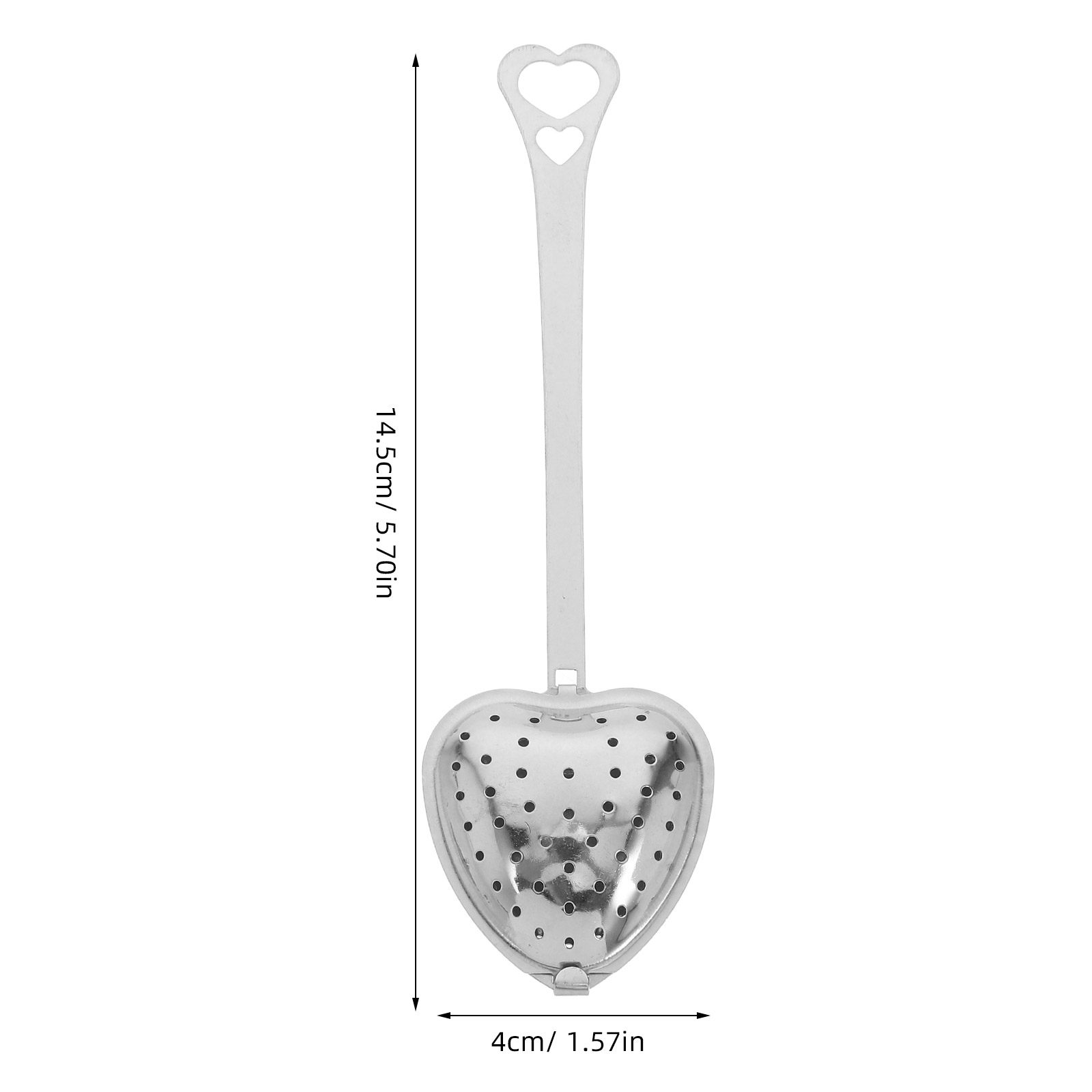 6Pcs Stainless Steel Heart Tea - Coffee Tea And Leaf review and price