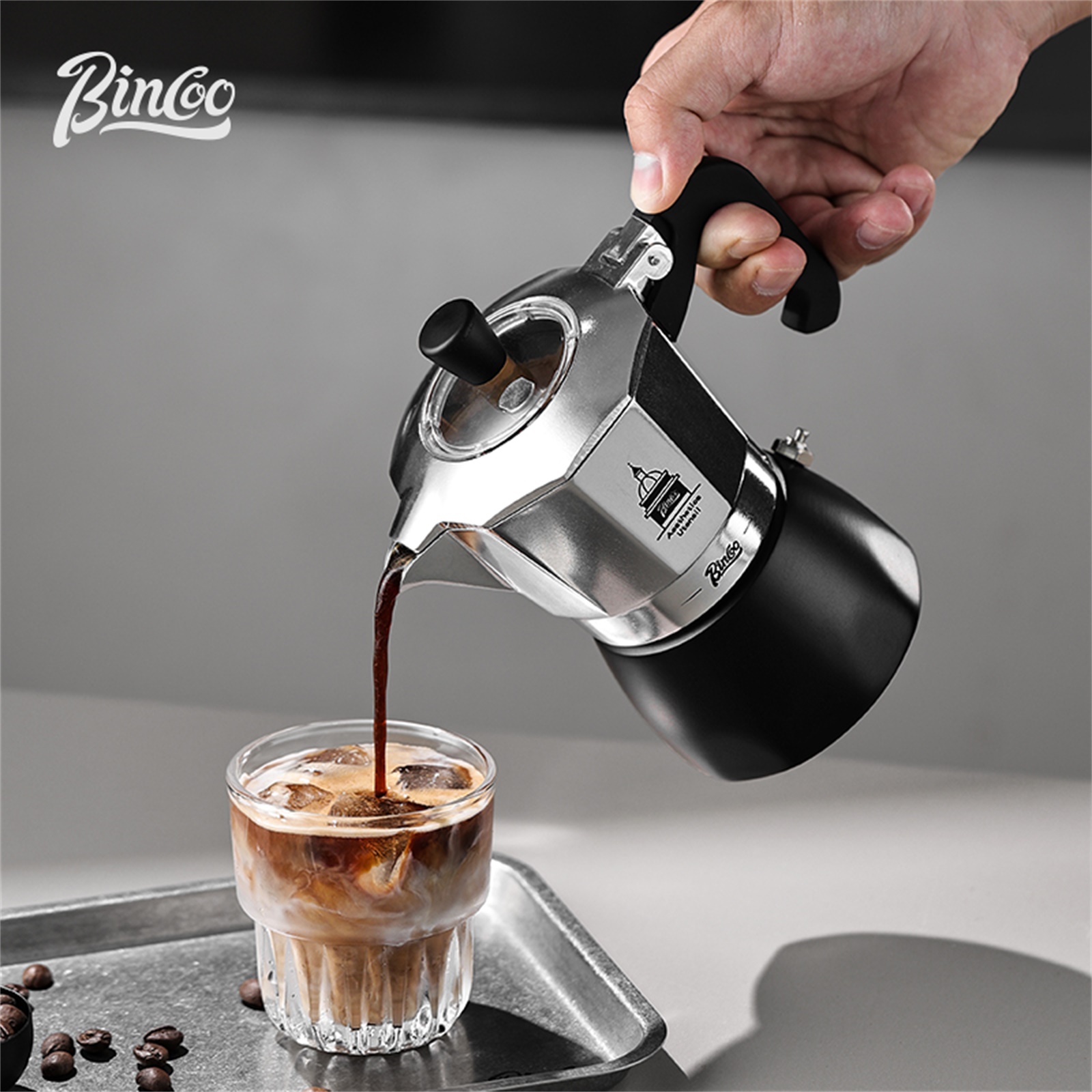 BINCOO Double Valve Moka Pot，E - Coffee Tea Chocolate review and price