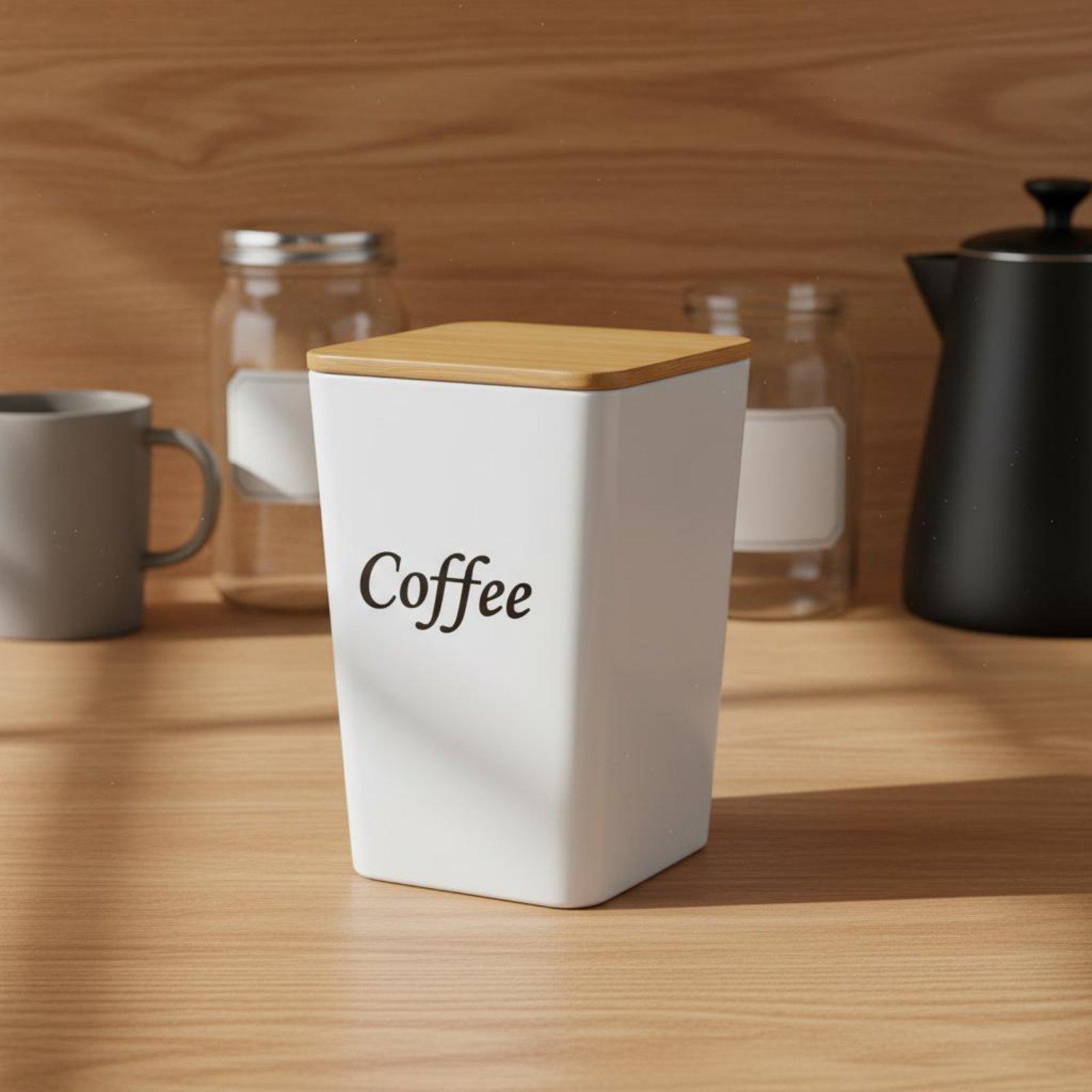 Metal Canister Set with Bamboo - Canister Coffee Sugar Tea review and price