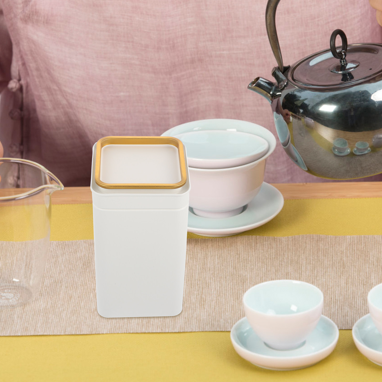 1Pcs Premium Tinplate Tea Cani - Canister Coffee Sugar Tea review and price