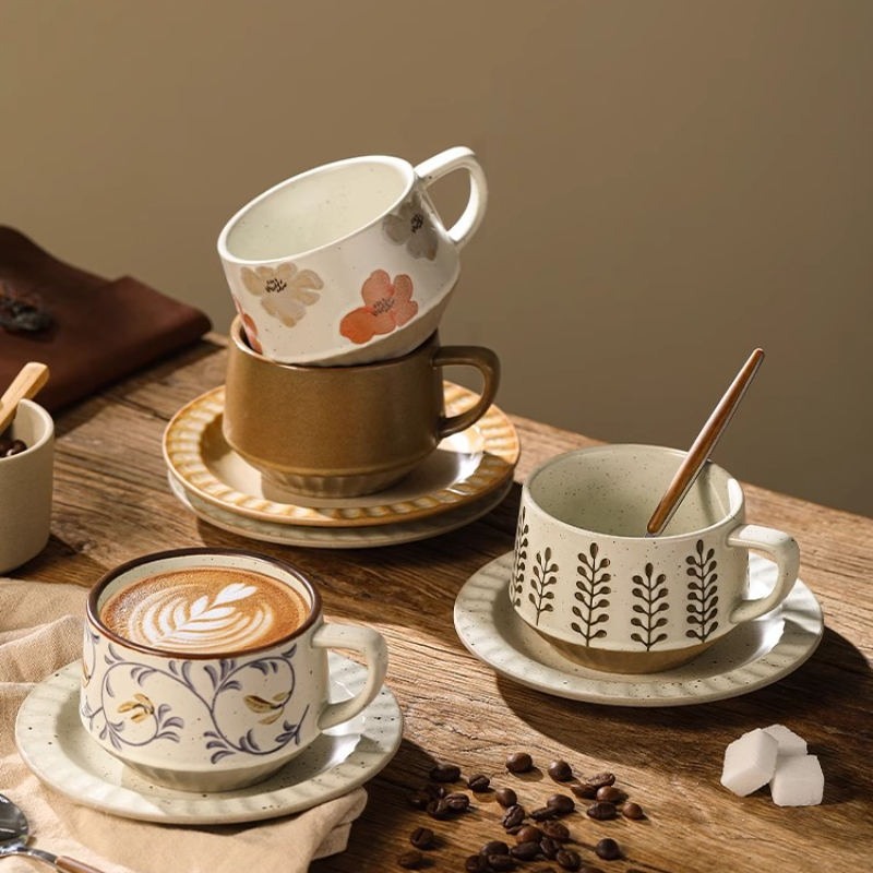 Retro Ceramic Cup Coarse Potte - Coffee Tea Catering review and price