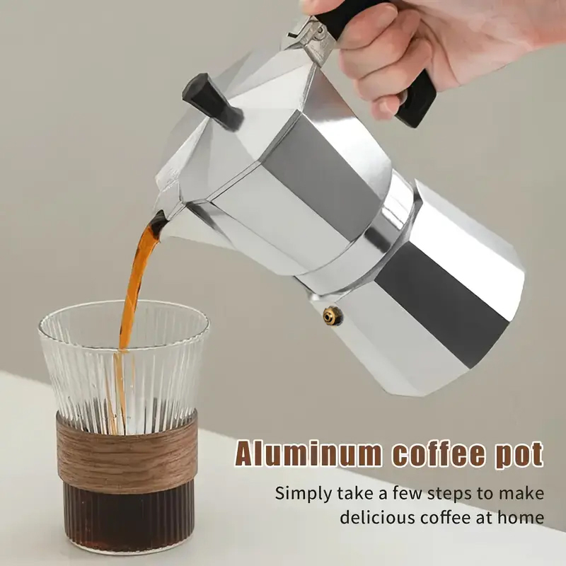 Classic Aluminum Moka Pot 50-3 - Coffee Tea Chocolate review and price