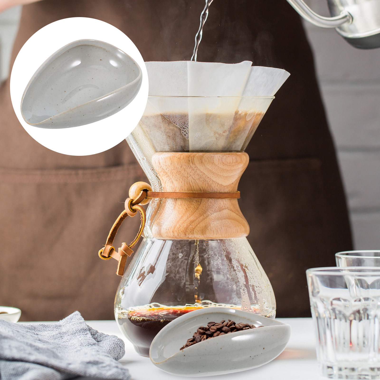 Ceramic Coffee Bean Tray Dosin - Coffee Tea And Leaf review and price