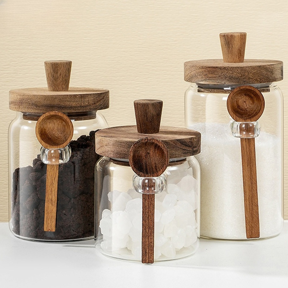 Transparent Glass Food Storage - Coffee Tea Jars review and price