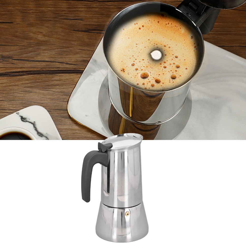 Stainless Steel Moka Pot Large - Coffee Tea Chocolate review and price