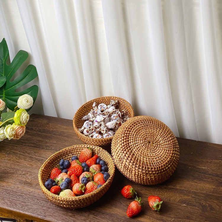 Vietnam Rattan Fruit Basket Te - Coffee Tea Vietnam review and price