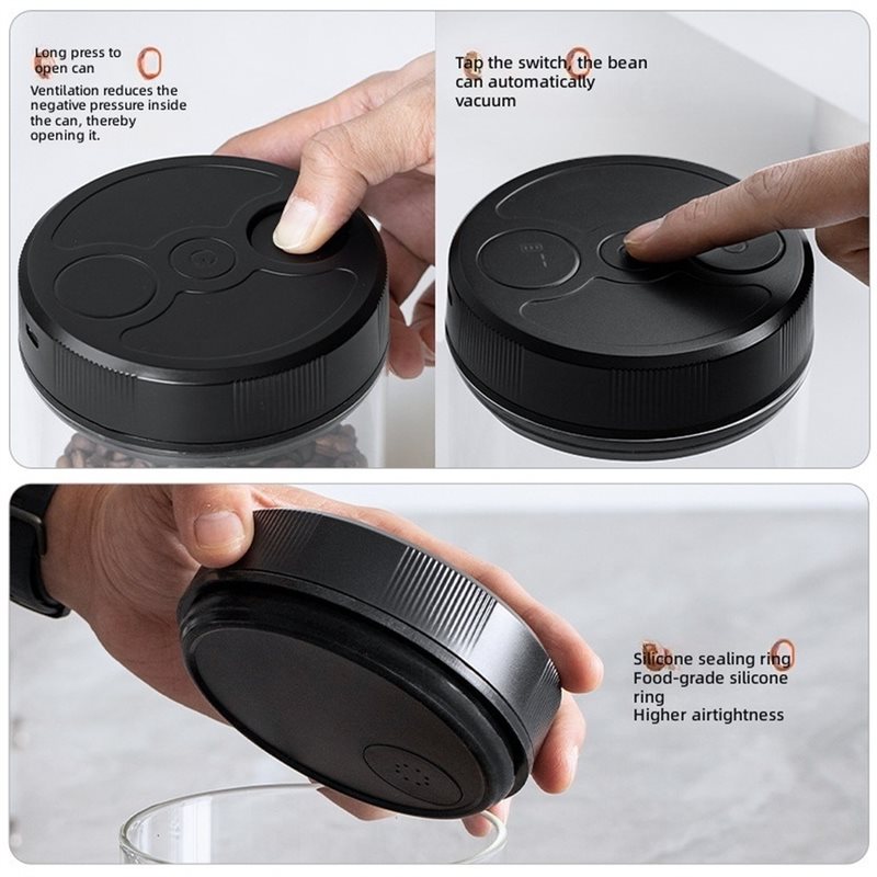 Automatic Vacuum Coffee Canist - Canister Coffee Sugar Tea review and price