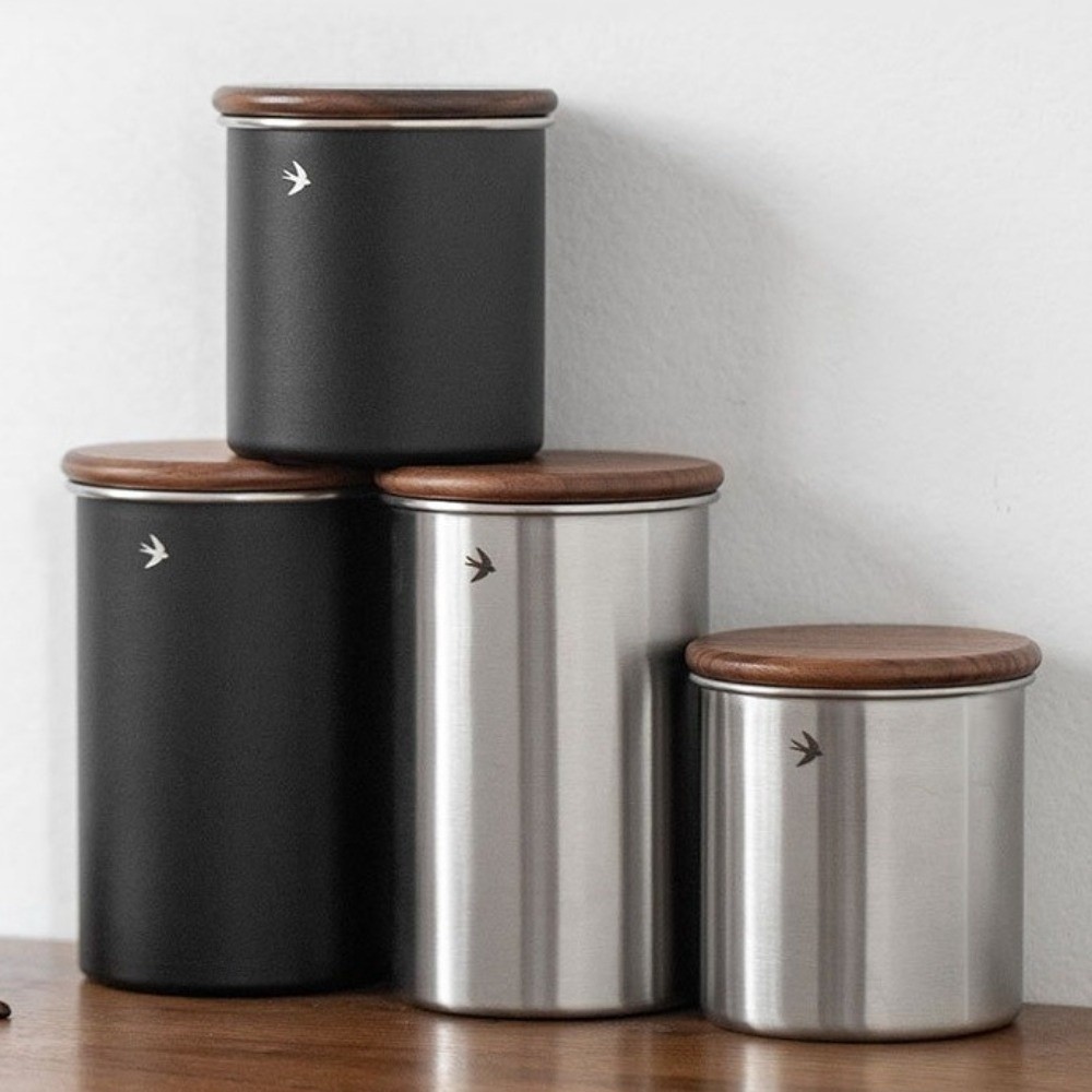 New Stainless Steel Matcha Jar - Coffee Tea And Sugar Canisters review and price