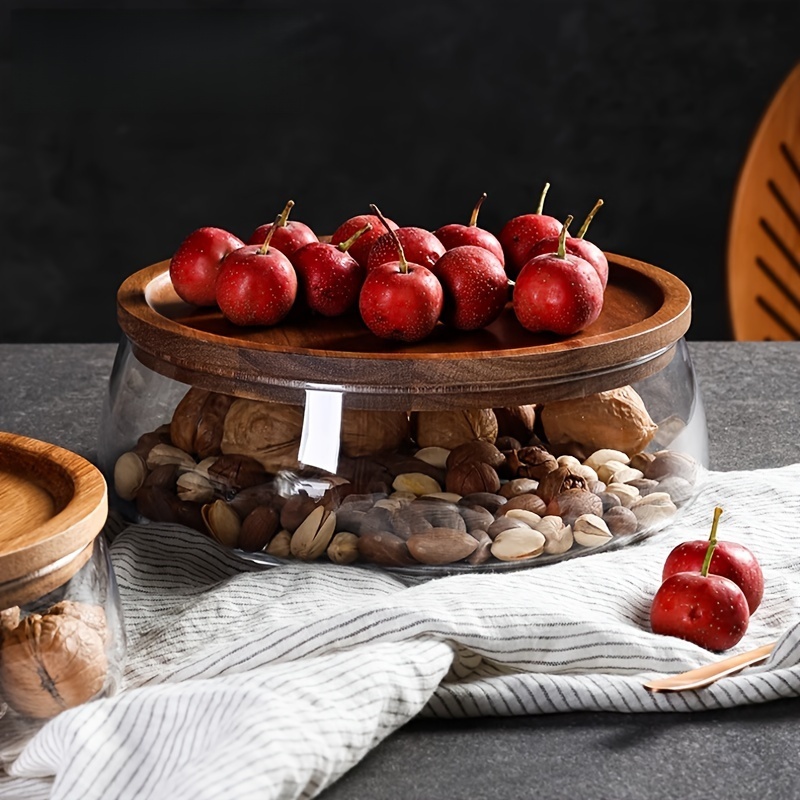 Glass Canisters with Wooden Li - Coffee Tea And Sugar Canisters review and price