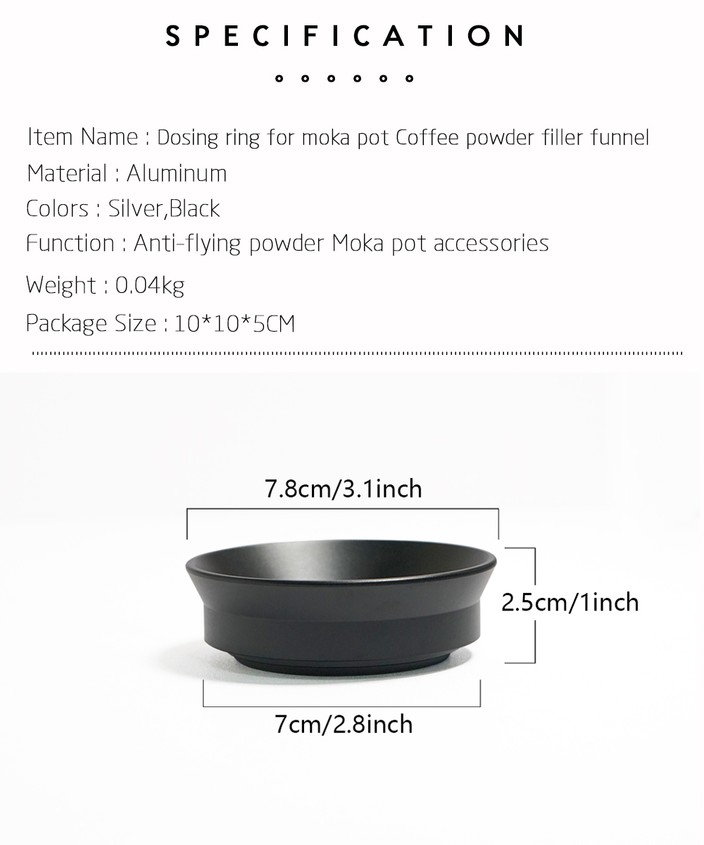 Aluminum Coffee Dosing Ring fo - Coffee Tea Chocolate review and price