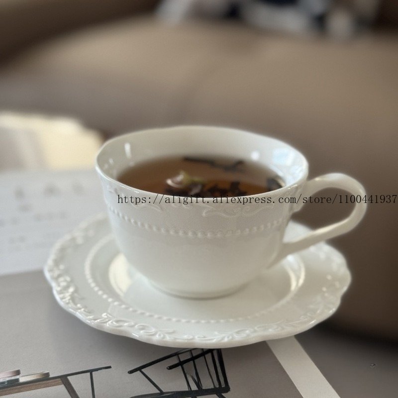 French Light Luxury Embossed F - Coffee Tea Catering review and price