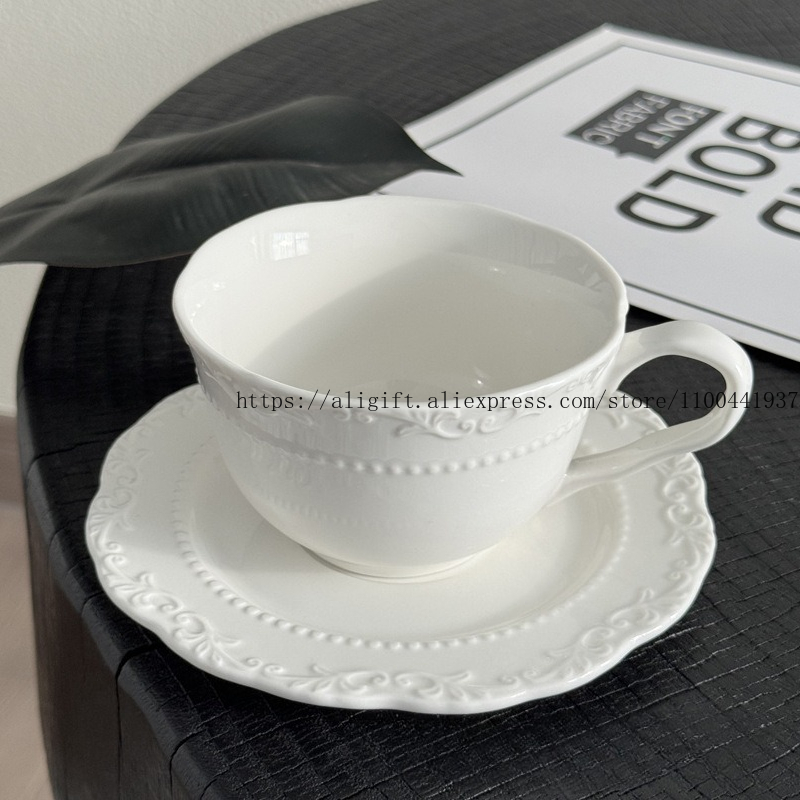 French Light Luxury Embossed F - Coffee Tea Catering review and price