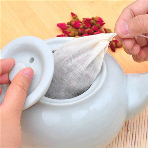 1pc/10Pcs Cotton Tea Bags Musl - Coffee Tea Spices review and price