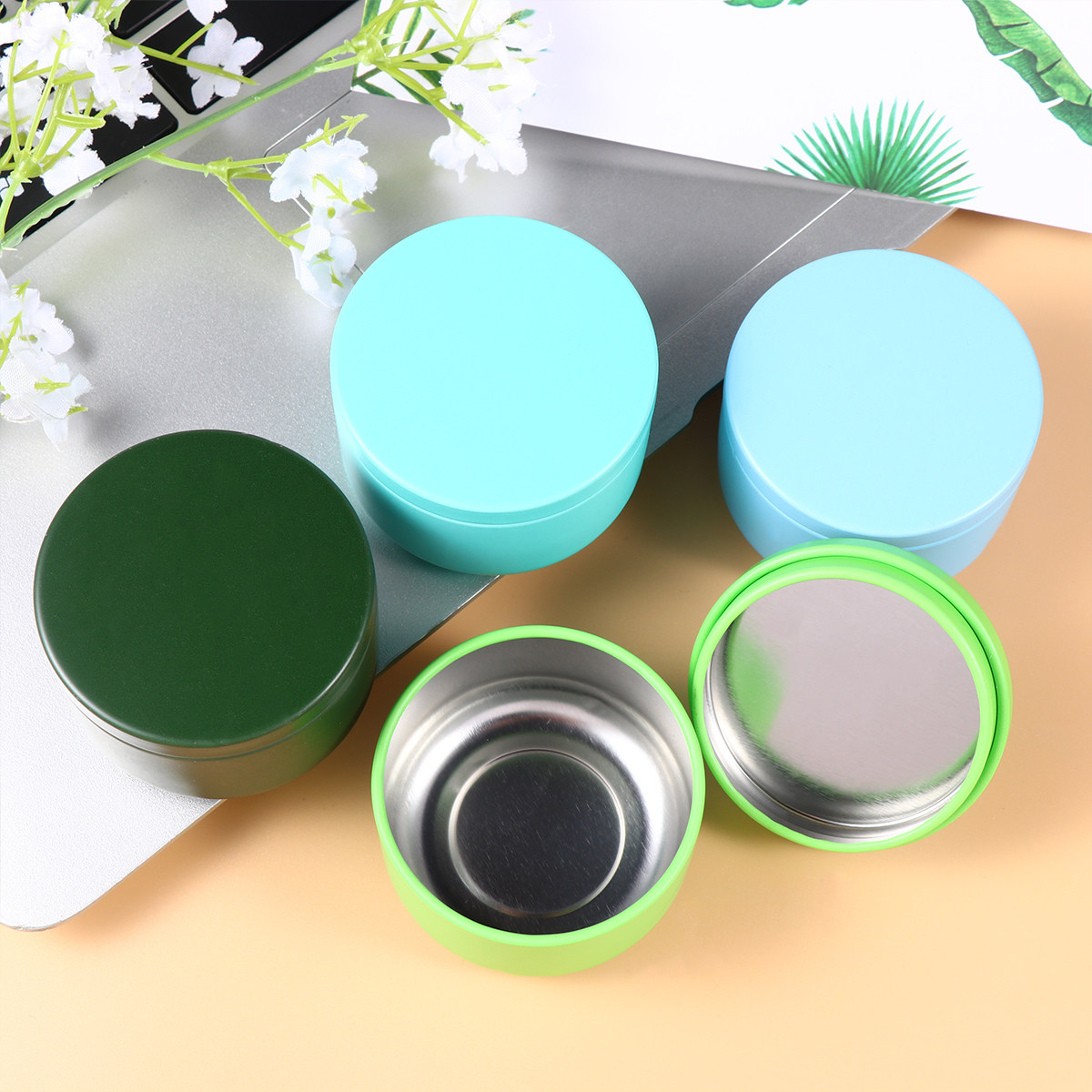 4Pcs Sturdy Tinplate Can Leakp - Canister Coffee Sugar Tea review and price