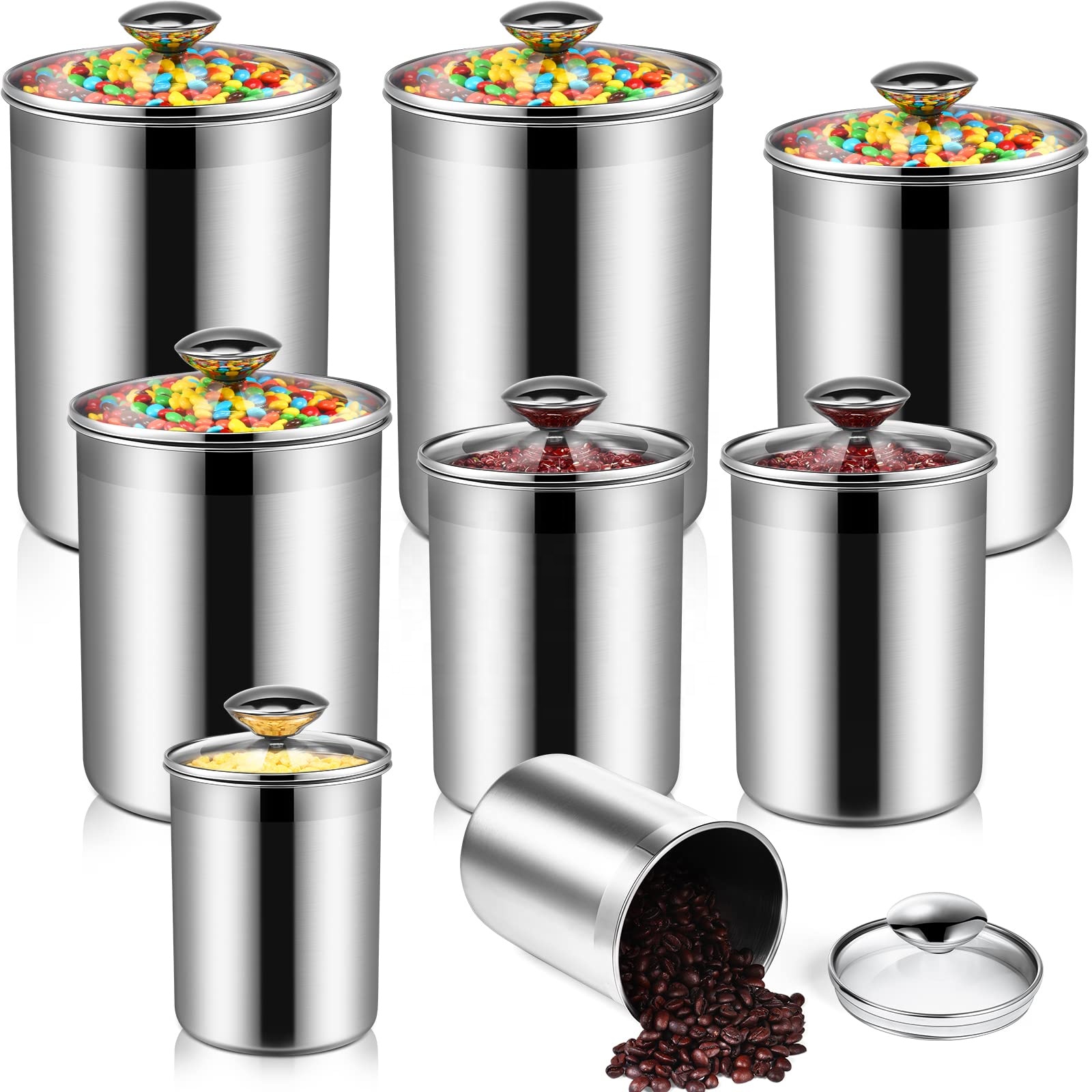 Food Storage Containers Tea Co - Canister Coffee Sugar Tea review and price