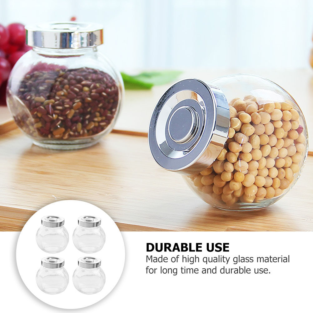 Glass Storage Jars 8 Pack Airt - Coffee Tea Jars review and price