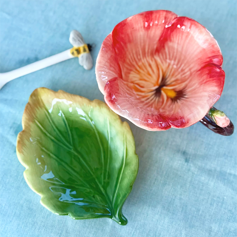 Ceramic Flower Coffee Cup with - Coffee Tea Or review and price
